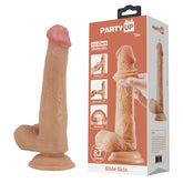 Party Up Tim Slide Skin Dong 22 Centimeter Flexible Dildo Flesh Dongs Realistic
